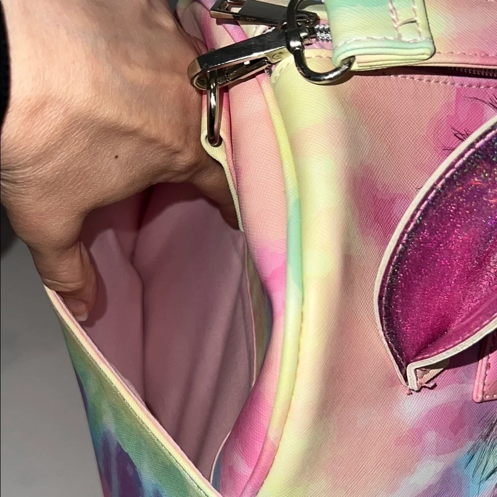 Tye dye Unicorn duffel Bag with detachable strap